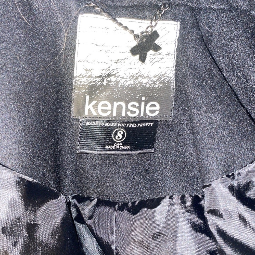 KENSIE Wool Blend Belted Jacket - Picture 7 of 8